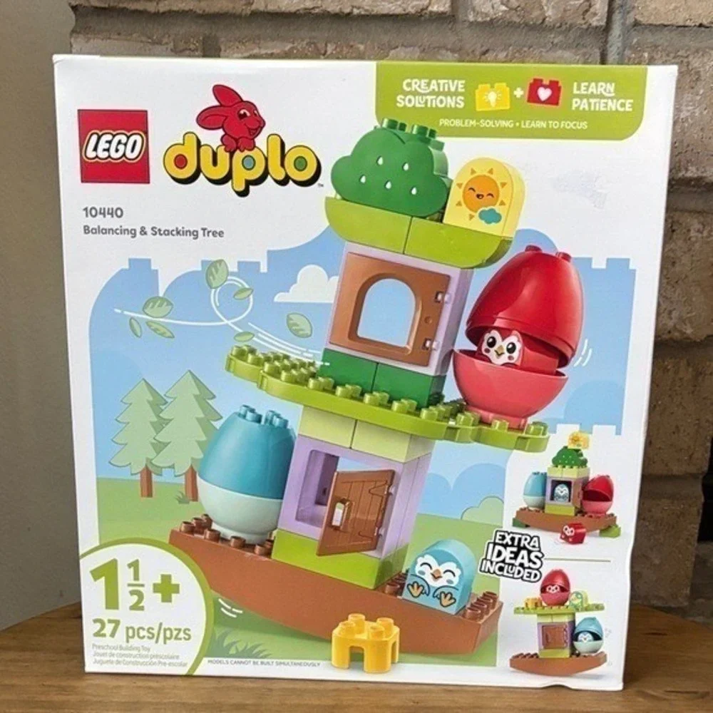 LEGO DUPLO Balance and Stacking Tree 10440 & Growing Carrot 10981 GIFT NEW